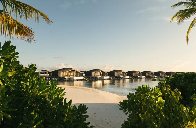 Villas sobre o oceano no Club Med Villas de Finolhu nas Maldivas